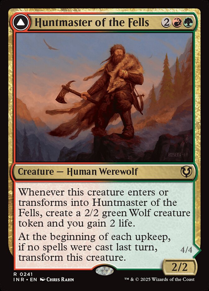 Huntmaster of the Fells // Ravager of the Fells, Innistrad Remastered Card Art