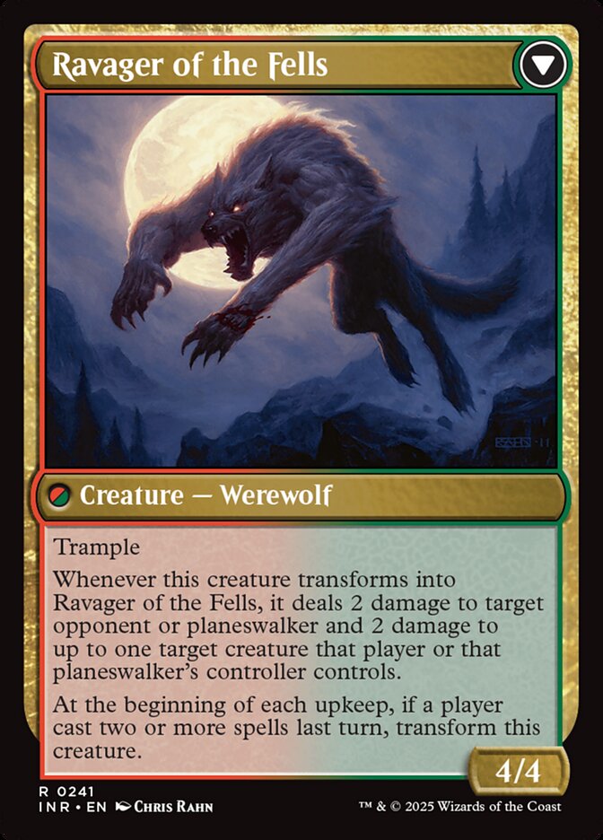 Huntmaster of the Fells // Ravager of the Fells, Innistrad Remastered Card Art