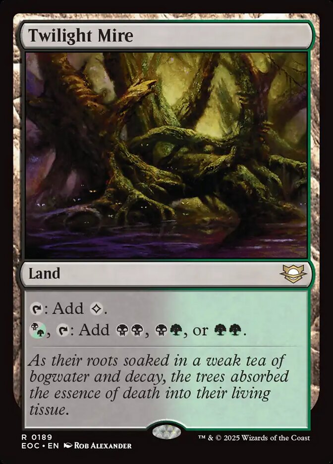 Twilight Mire, Edge Of Eternities Commander Card Art