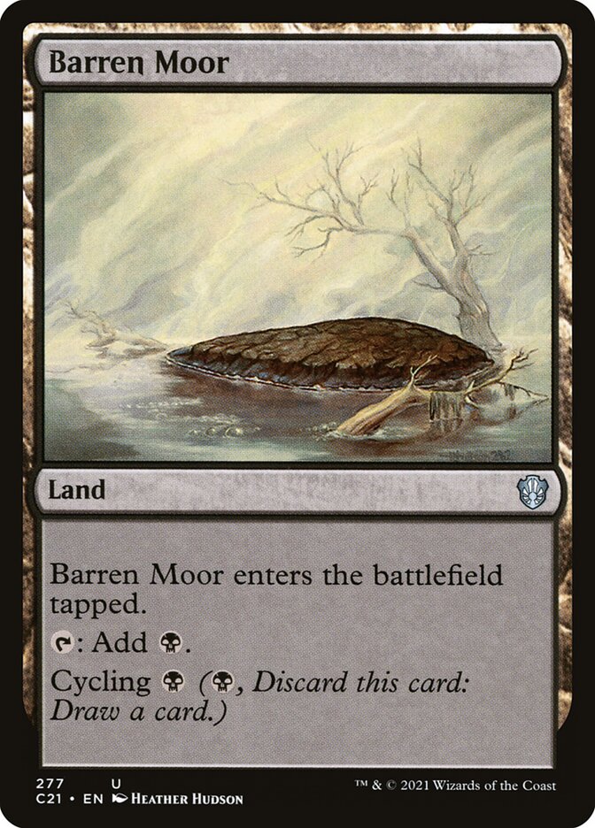 Barren Moor, Commander 2021 Card Art