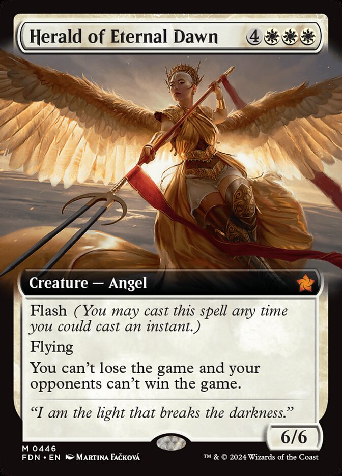 Herald of Eternal Dawn, Foundations Card Art