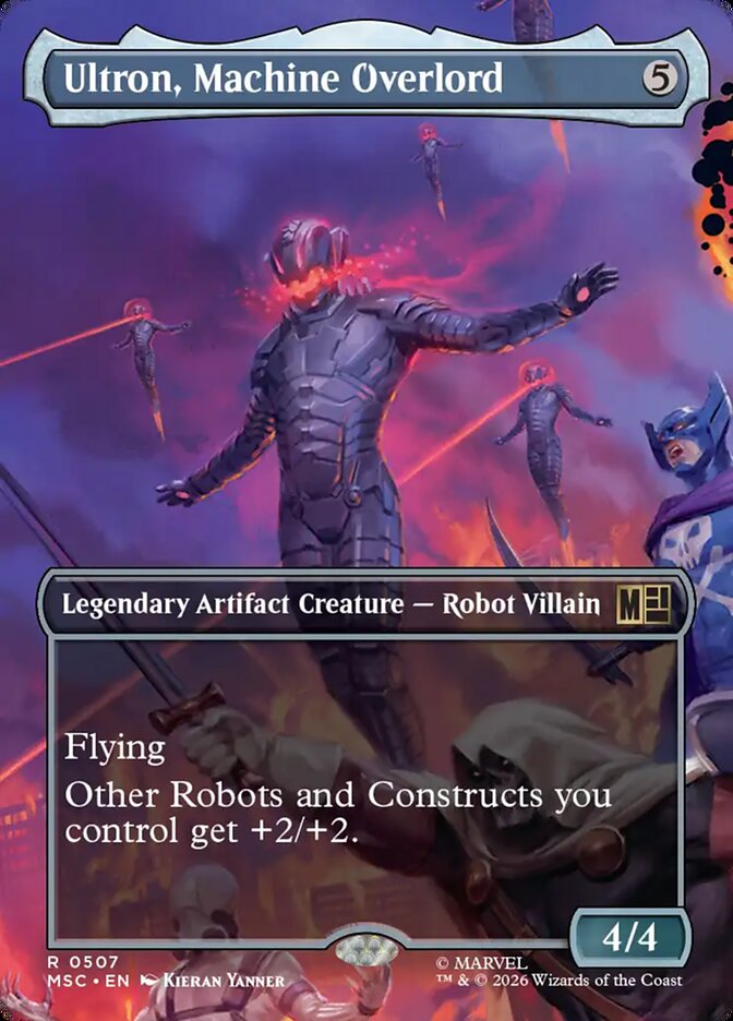 Ultron, Machine Overlord, Marvel Super Heroes Commander Card Art