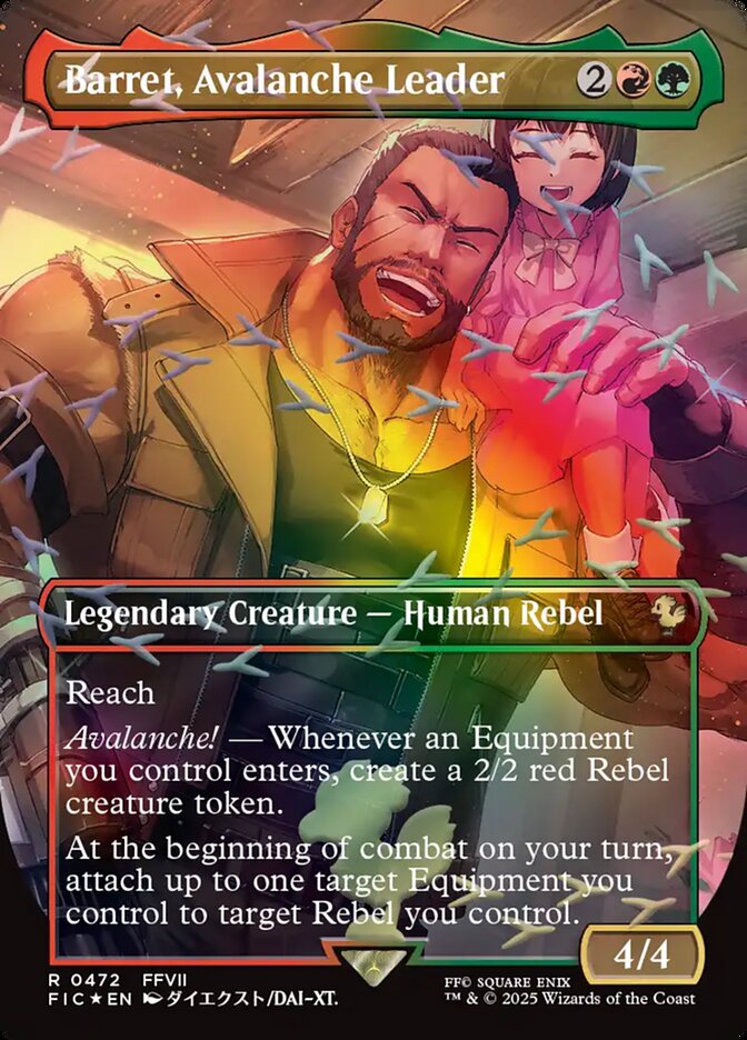 Barret, Avalanche Leader, Final Fantasy Commander Card Art