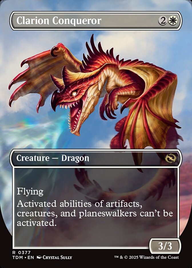 Clarion Conqueror // Clarion Conqueror, Tarkir: dragonstorm Card Art