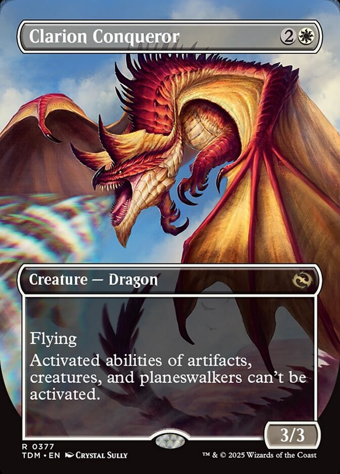 Clarion Conqueror // Clarion Conqueror, Tarkir: dragonstorm Card Art
