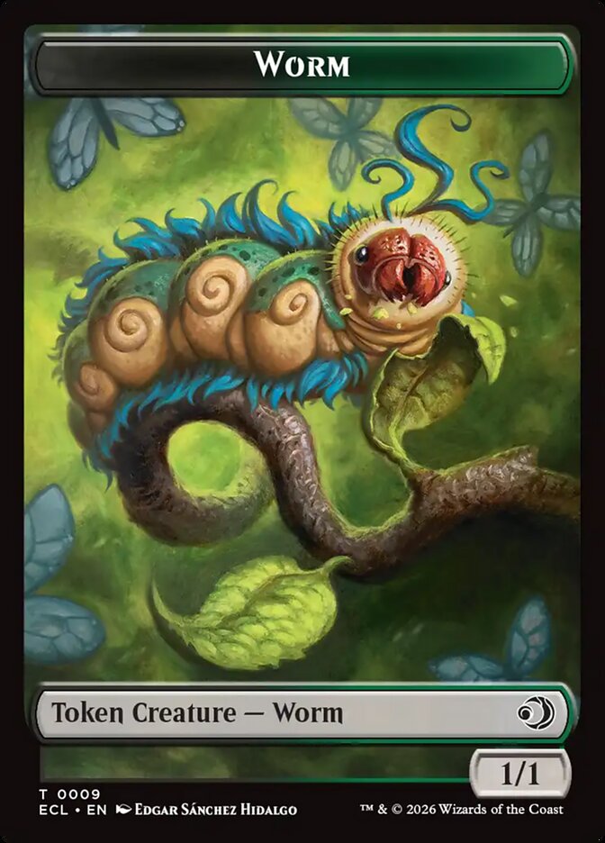 Worm, Lorwyn Eclipsed Tokens Card Art