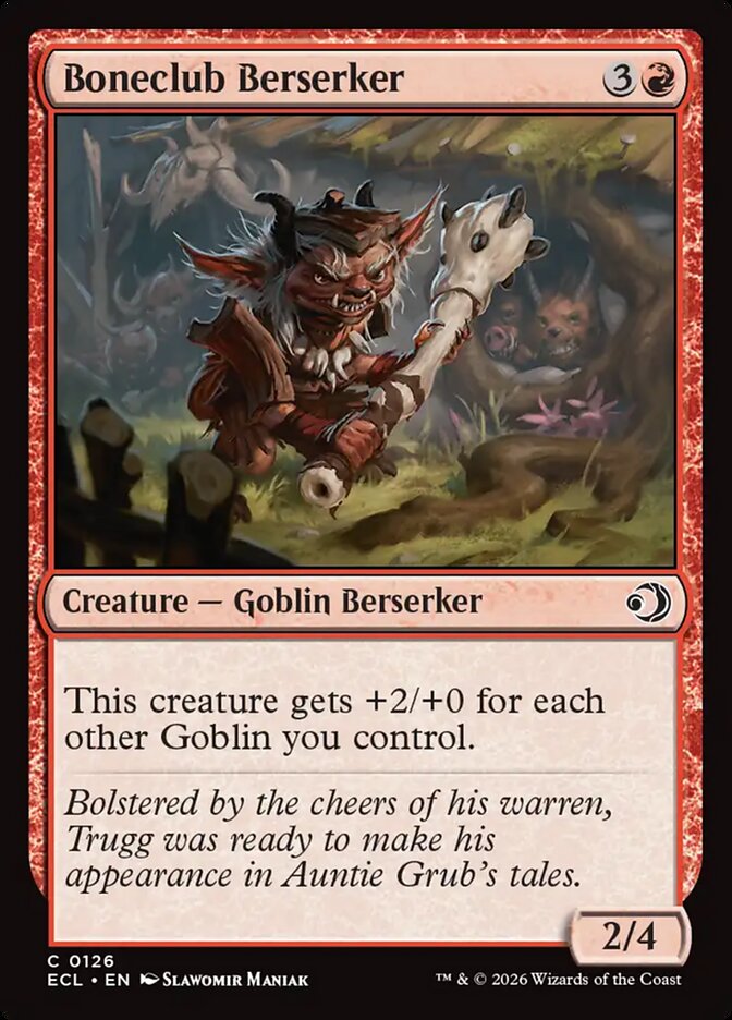 Boneclub Berserker, Lorwyn Eclipsed Card Art
