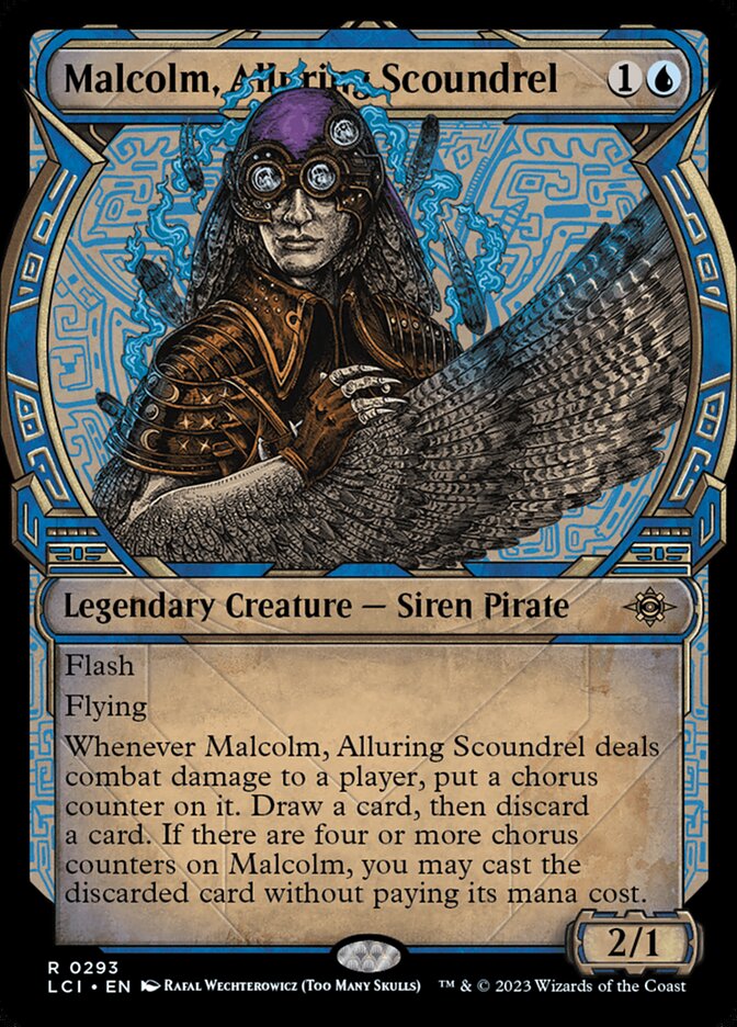 Malcolm, Alluring Scoundrel, The Lost Caverns Of Ixalan Card Art