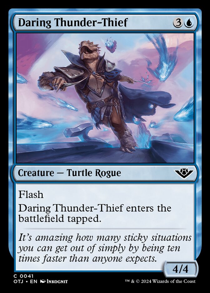 Daring Thunder-Thief, Outlaws of thunder junction Card Art