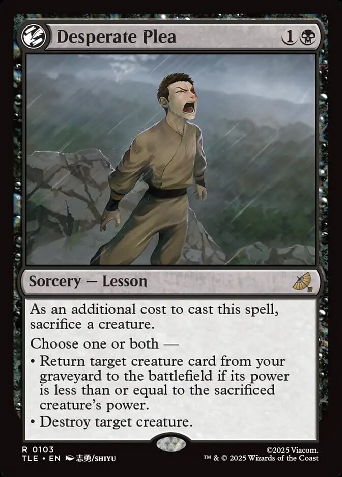 Desperate Plea, Avatar: The Last Airbender Eternal Card Art