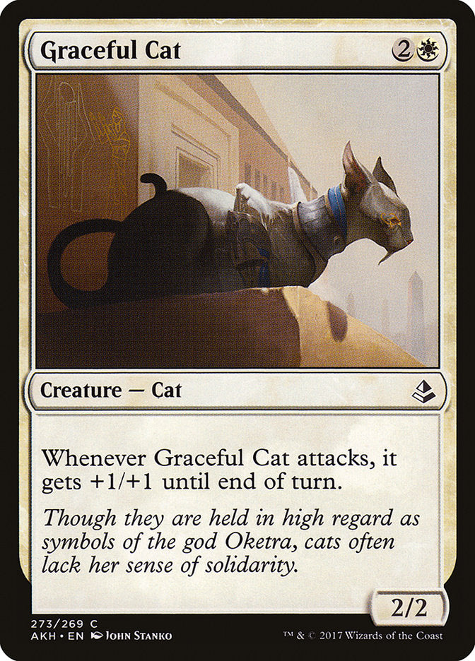Graceful Cat, Amonkhet Card Art
