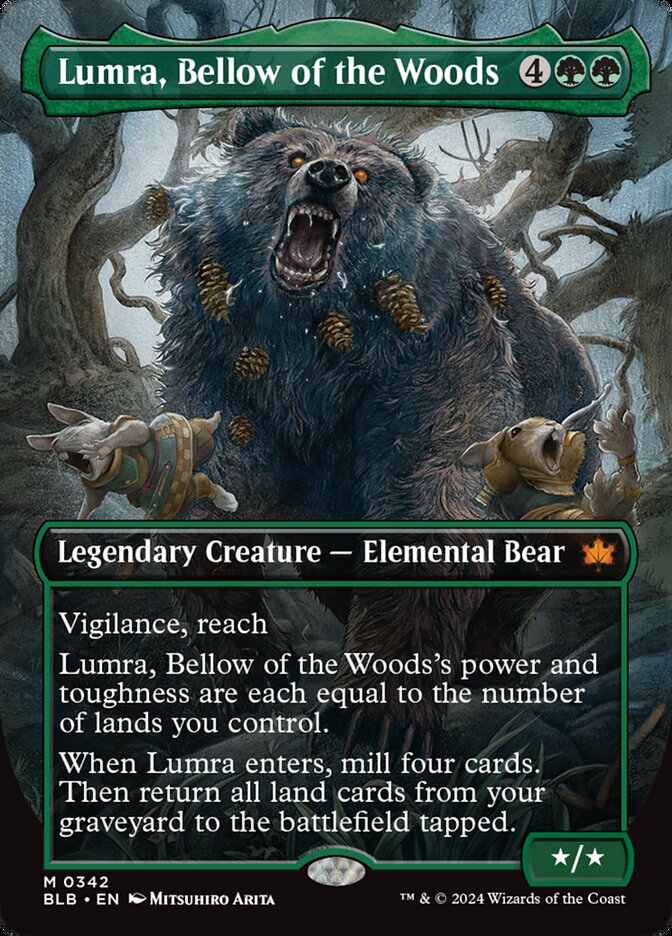 Lumra, Bellow of the Woods, Bloomburrow Card Art