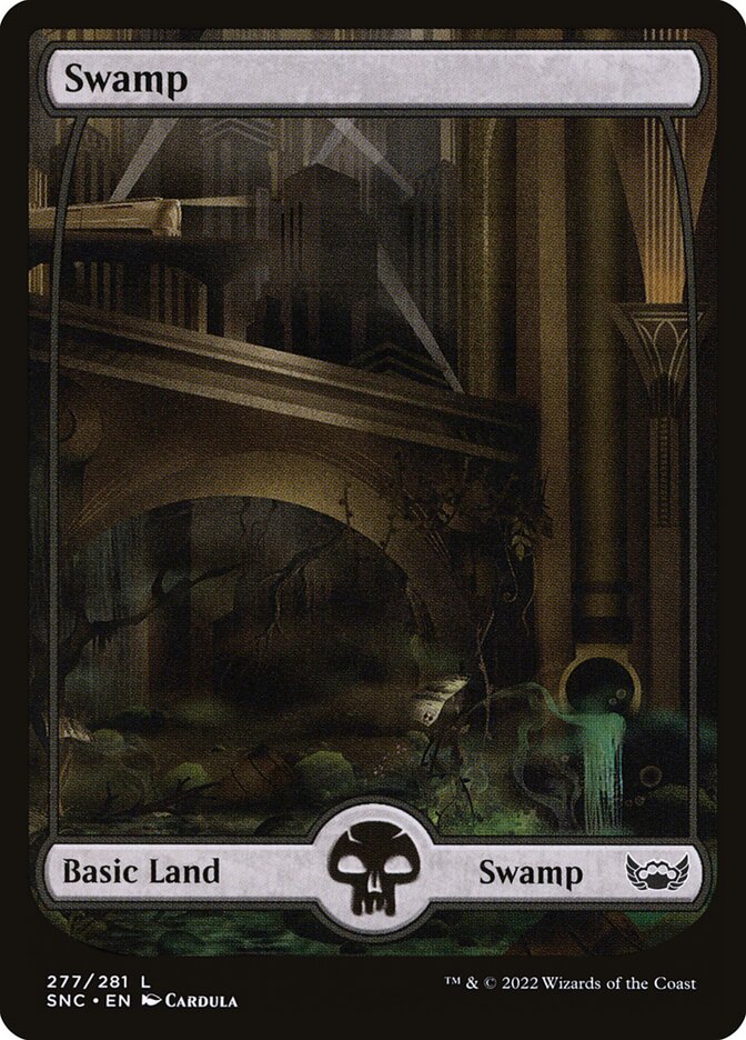 Swamp, Streets of new capenna Card Art