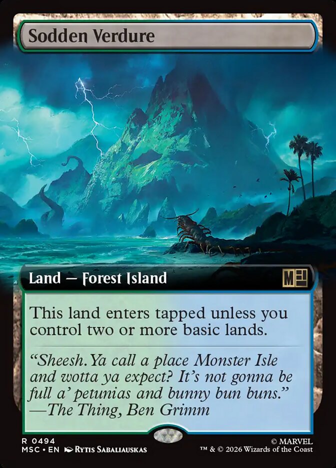 Sodden Verdure, Marvel Super Heroes Commander Card Art