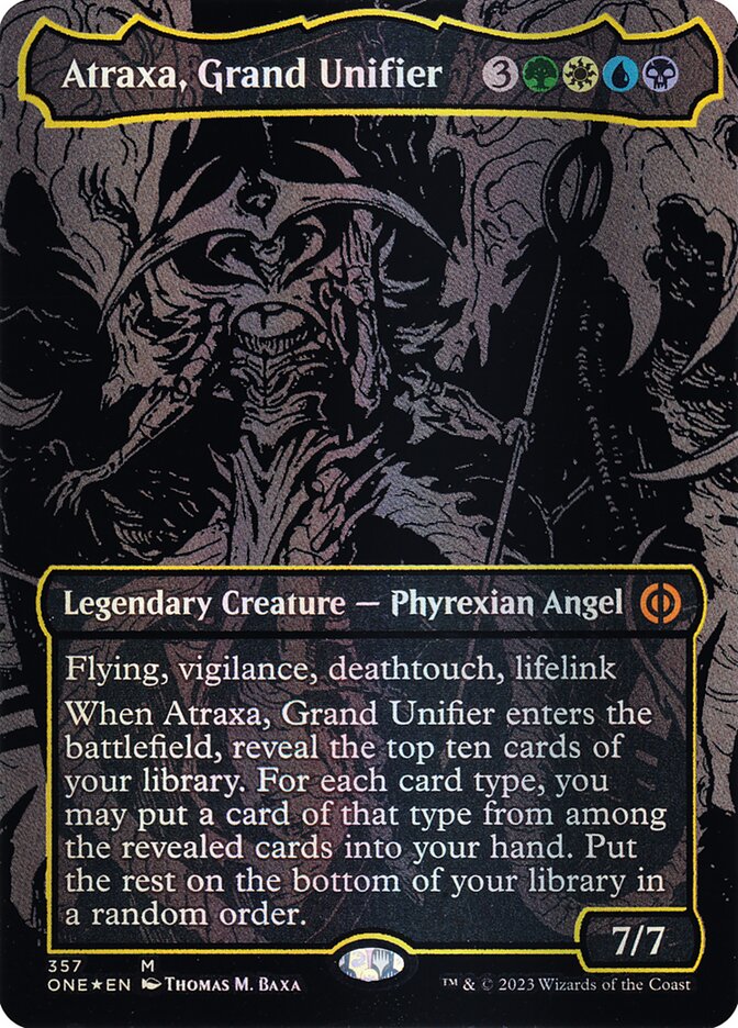 Atraxa, Grand Unifier, Phyrexia: all will be one Card Art