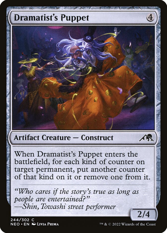 Dramatist's Puppet, Kamigawa: neon dynasty Card Art