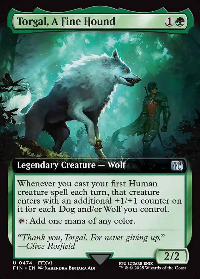 Torgal, A Fine Hound, Final fantasy Card Art