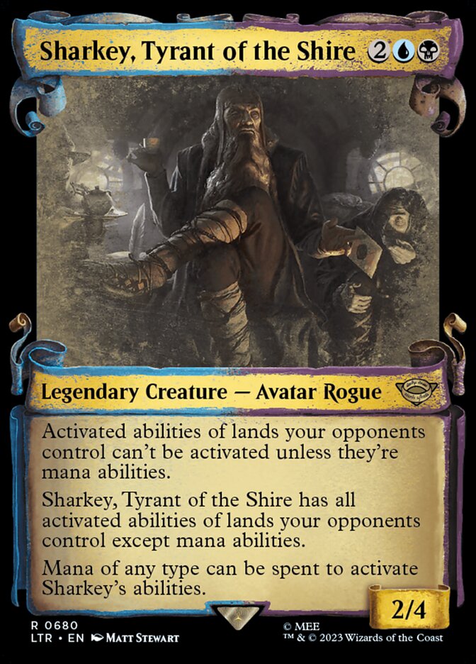 Sharkey, Tyrant of the Shire, The Lord Of The Rings: Tales Of Middle-Earth Card Art
