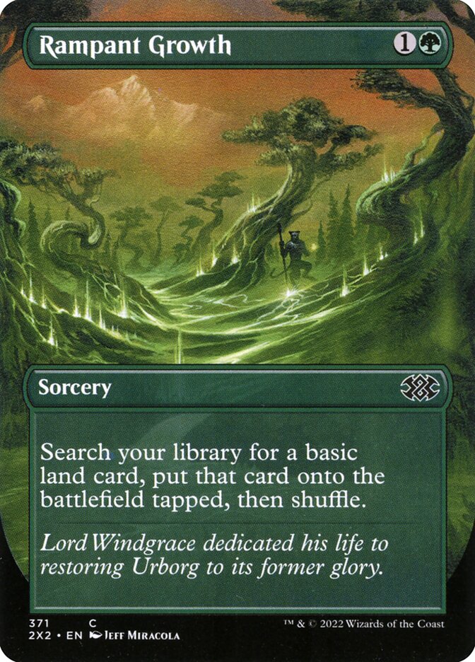 Rampant Growth, Double Masters 2022 Card Art