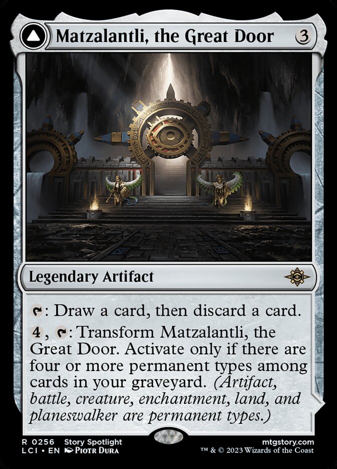 Matzalantli, the Great Door // The Core, The Lost Caverns Of Ixalan Card Art