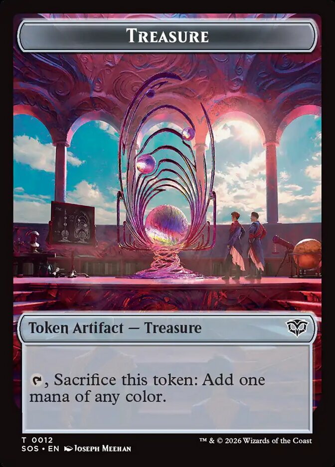 Treasure, Secrets Of Strixhaven Tokens Card Art