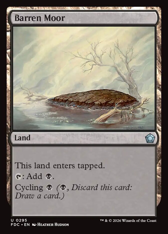 Barren Moor, Foundations Commander Card Art