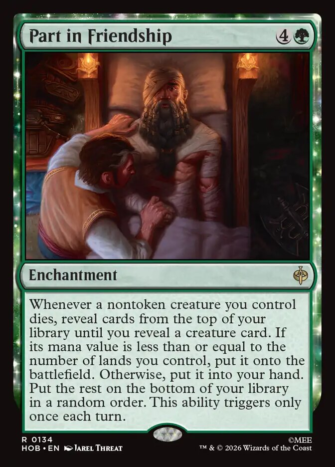 Part in Friendship, The Hobbit Card Art