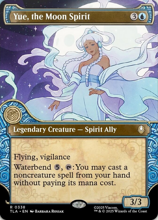 Yue, the Moon Spirit, Avatar: The Last Airbender Card Art