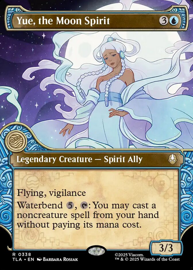 Yue, the Moon Spirit, Avatar: The Last Airbender Card Art