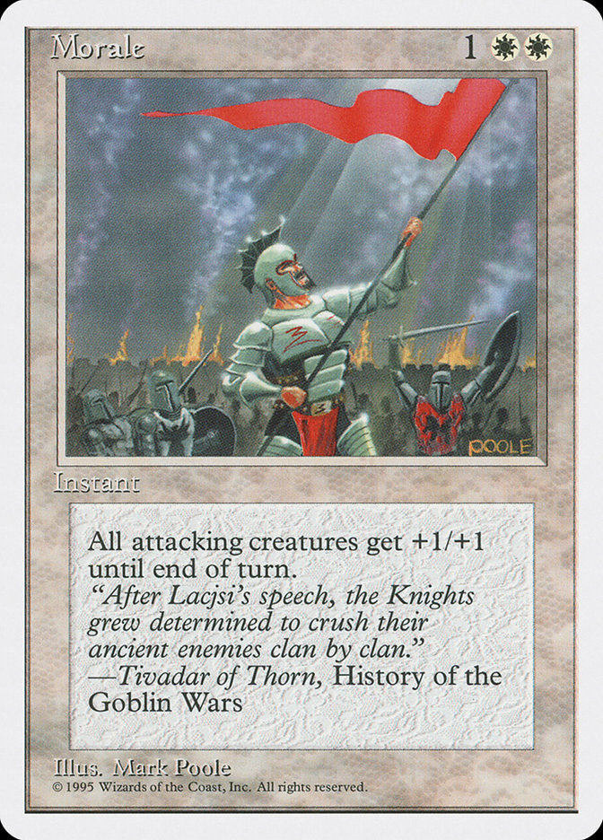 Morale, Fourth edition Card Art