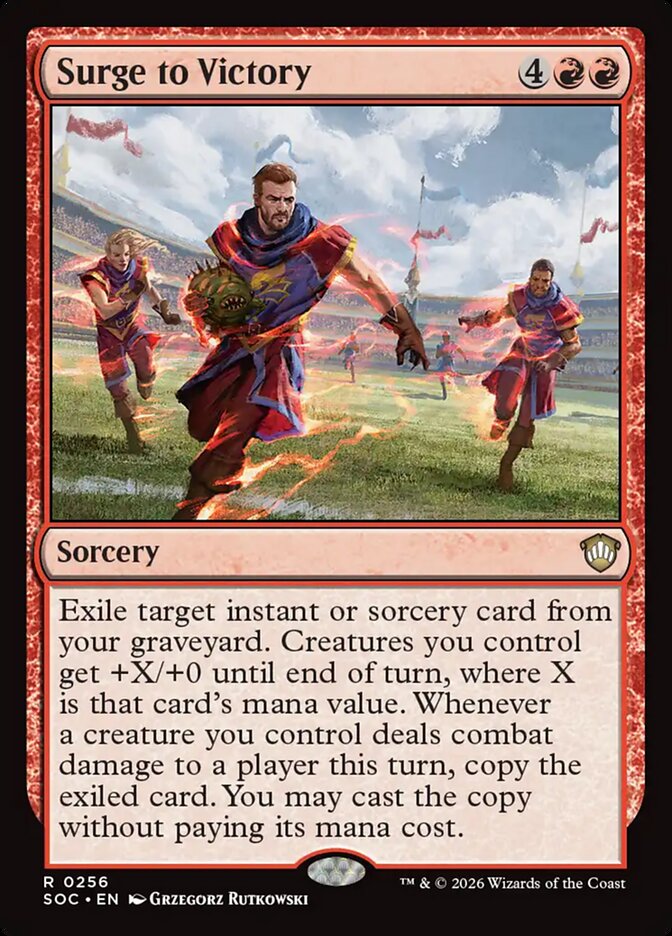 Surge to Victory, Secrets Of Strixhaven Commander Card Art