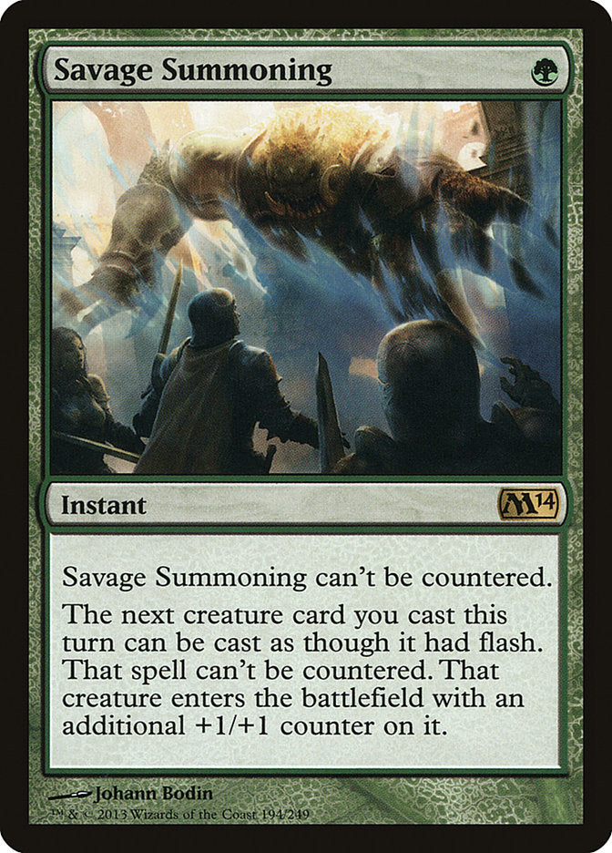 Savage Summoning - Foil