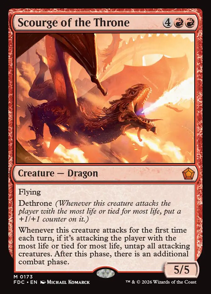 Scourge of the Throne, Foundations Commander Card Art