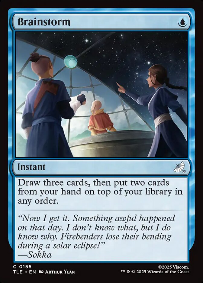 Brainstorm, Avatar: The Last Airbender Eternal Card Art