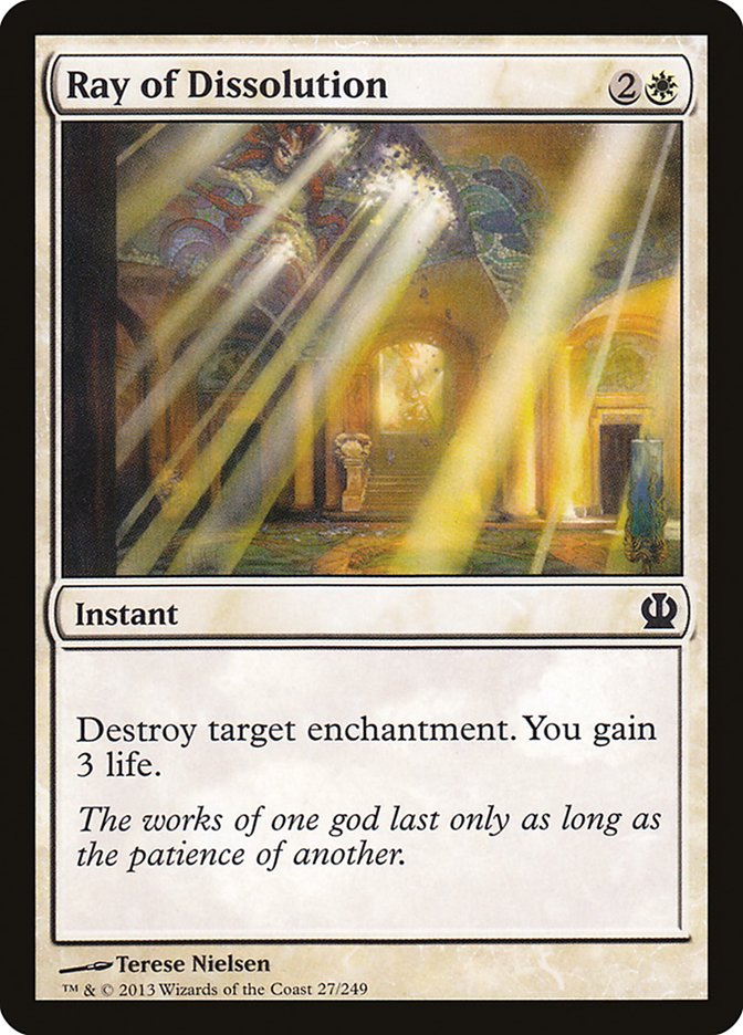 Ray of Dissolution, Theros Card Art