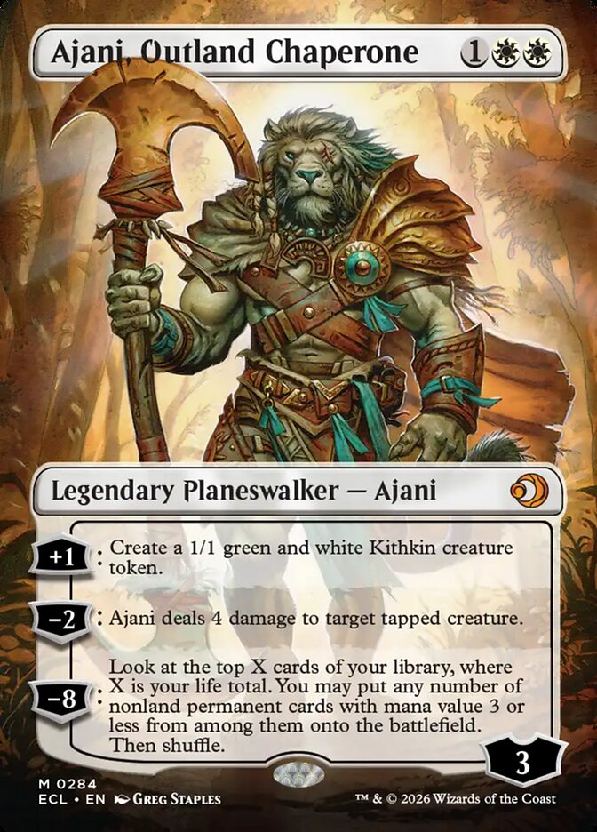 Ajani, Outland Chaperone, Lorwyn Eclipsed Card Art