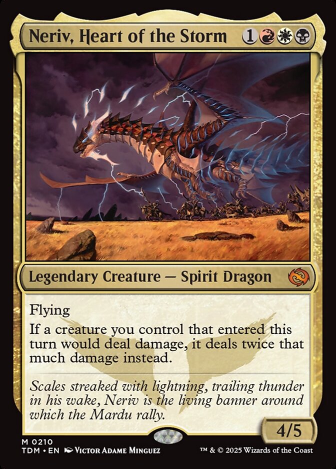 Neriv, Heart of the Storm, Tarkir: dragonstorm Card Art