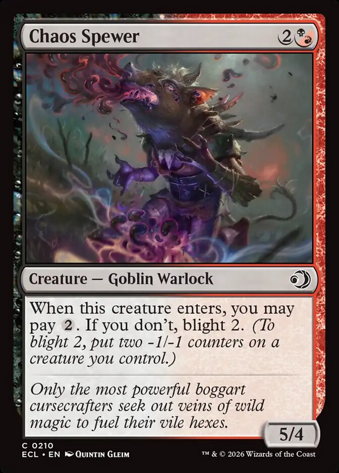 Chaos Spewer, Lorwyn Eclipsed Card Art