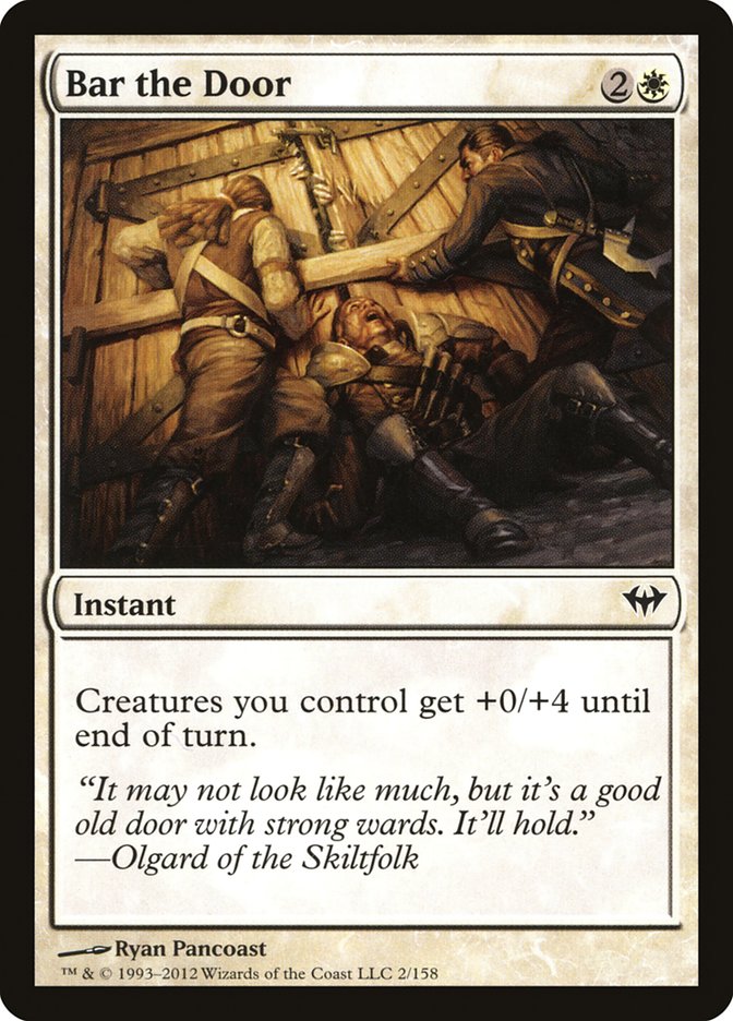 Bar the Door, Dark Ascension Card Art