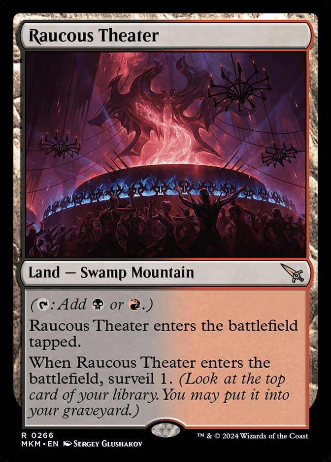 Raucous Theater, Murders At Karlov Manor Card Art
