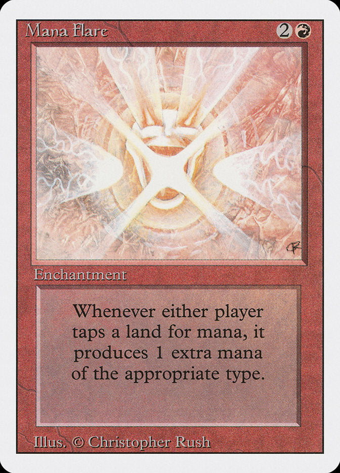 Mana Flare, Revised edition Card Art