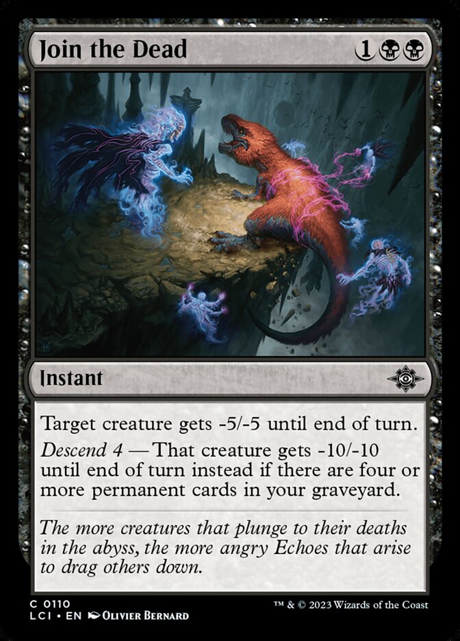 Join the Dead, The lost caverns of ixalan Card Art