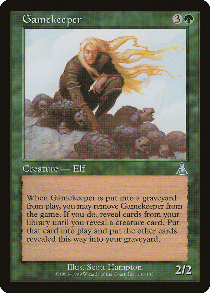 Gamekeeper, Urza's destiny Card Art