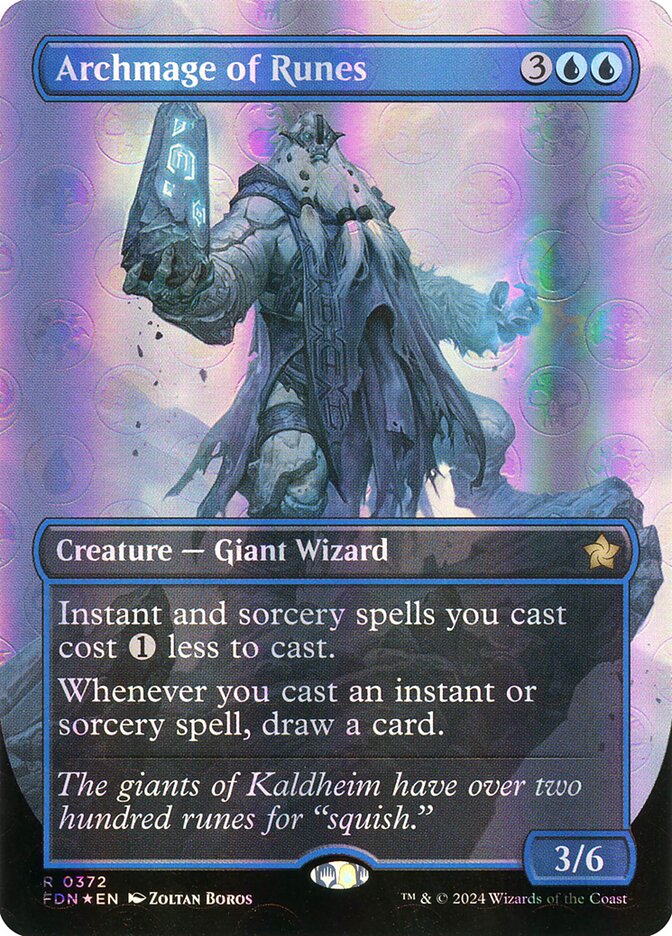 Archmage of Runes, Foundations Card Art