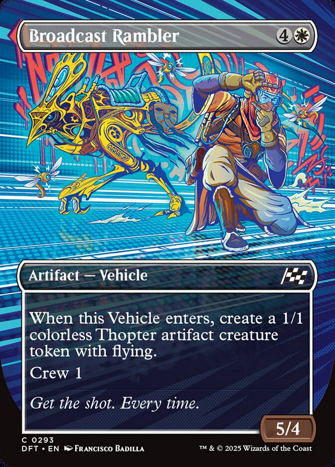 Broadcast Rambler, Aetherdrift Card Art