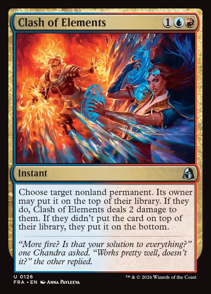Clash of Elements, Reality Fracture Card Art