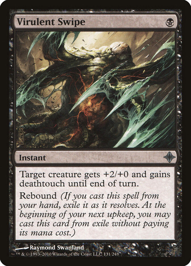 Virulent Swipe, Rise Of The Eldrazi Card Art