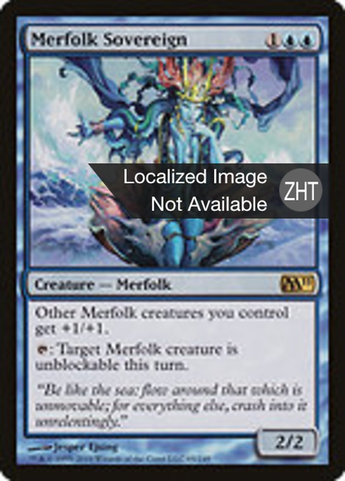 Merfolk Sovereign, Magic 2011 Card Art