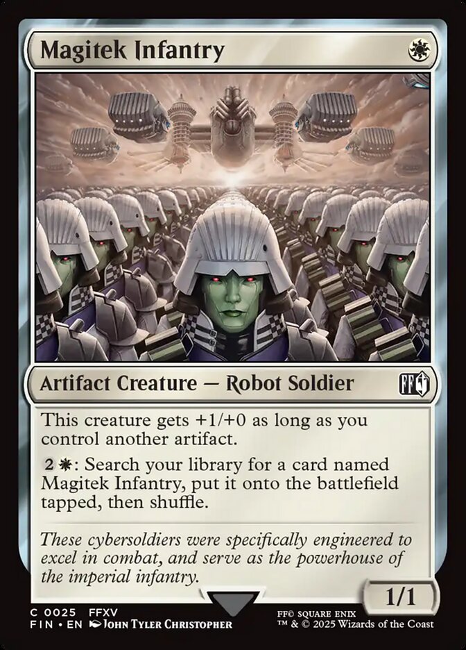 Magitek Infantry, Final fantasy Card Art