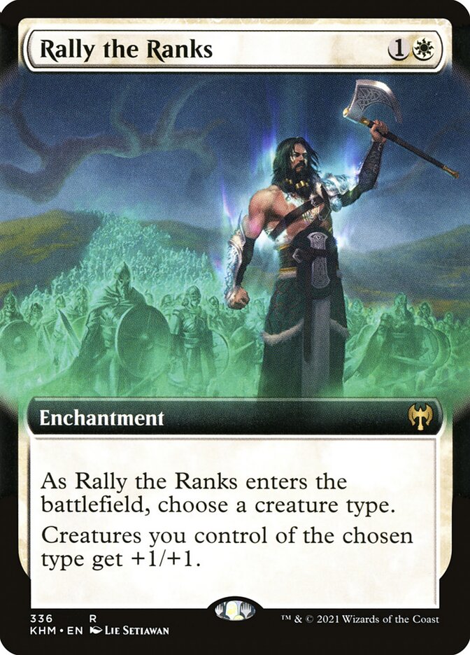 Rally the Ranks, Kaldheim Card Art